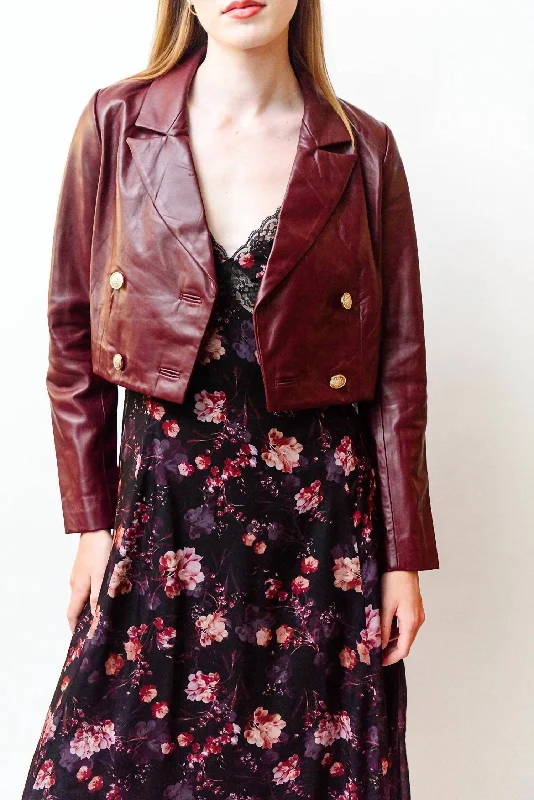 Boa Jacket In Cranberry