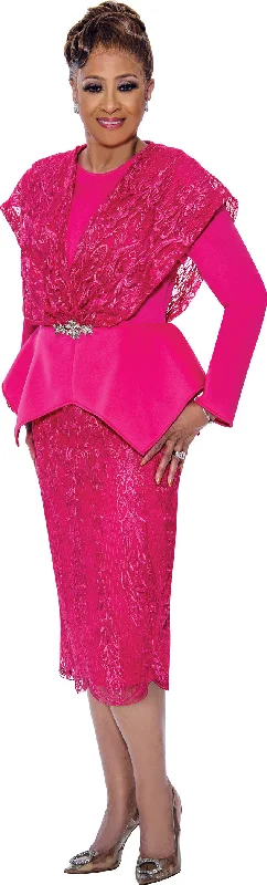 Divine Apparel DCC5421 Peplum Mother of the Bride Long Sleeve Dress