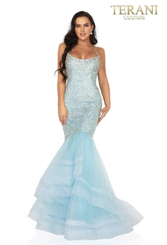 Terani Couture 2011P1143 Long Formal Prom Gown