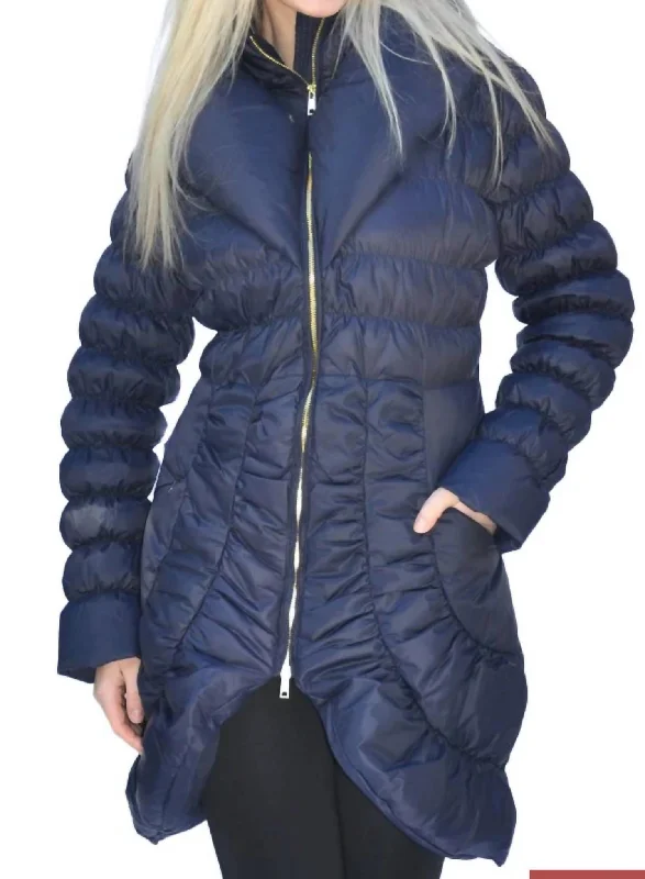 Coco Coat In Navy