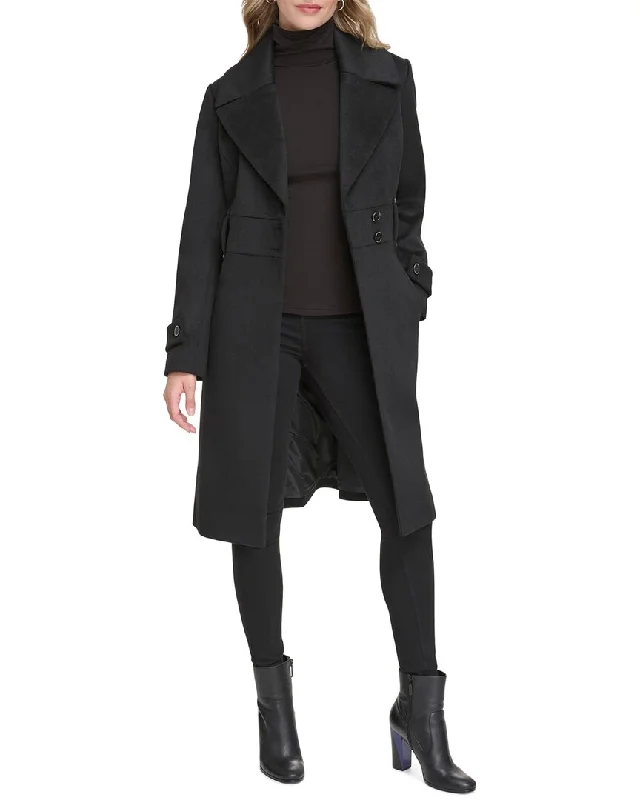 Kenneth Cole Wool-Blend Coat