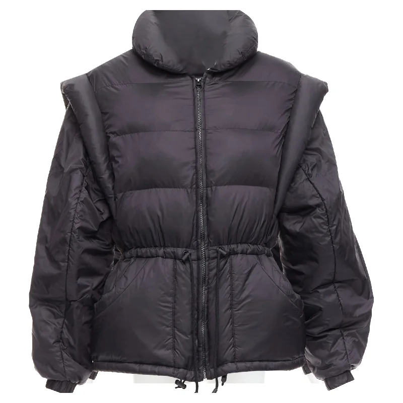 Isabel Marant Darsha Convertible Samurai Puffer Padded Shell Jacket