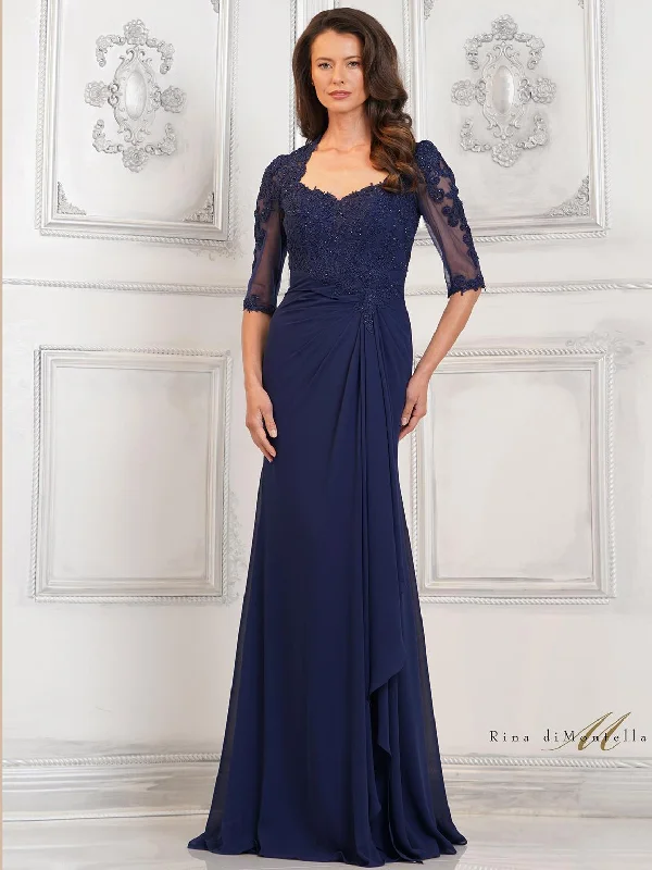 Rina di Montella RD3132 Long Formal Fitted Evening Dress