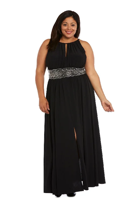 R&M Richards 3578W Long Plus Size Formal Evening Dress