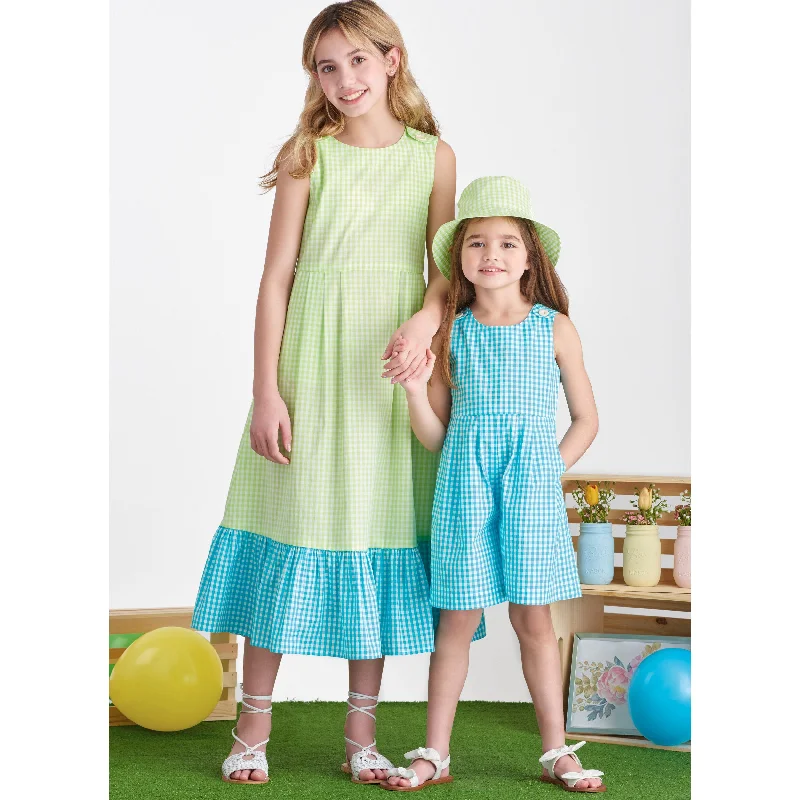 Simplicity Sewing Pattern 9617 Girls' Jumpsuit, Romper and Dress