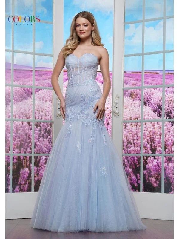 Colors 3529 Formal Mermaid Long Evening Prom Dress