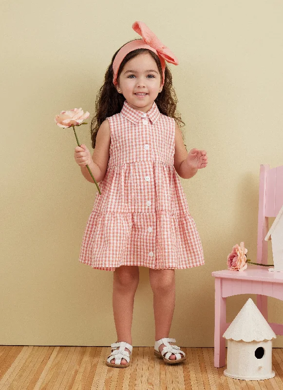 Butterick sewing pattern 6906 Toddlers' Dress and Headband