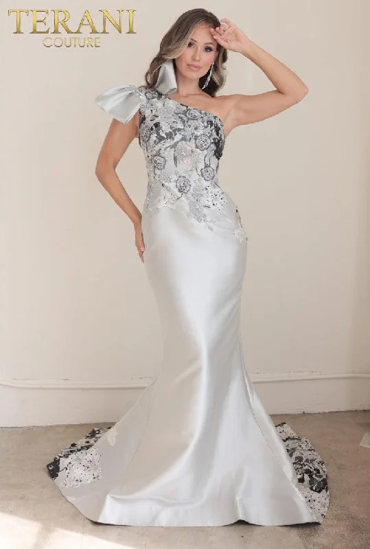 Terani Couture 242E3165 Long Fitted Formal Evening Gown