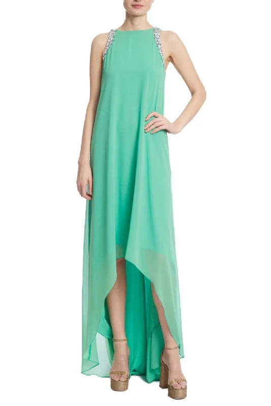 Badgley Mischka SC3975 High Low Formal Evening Cocktail Dress