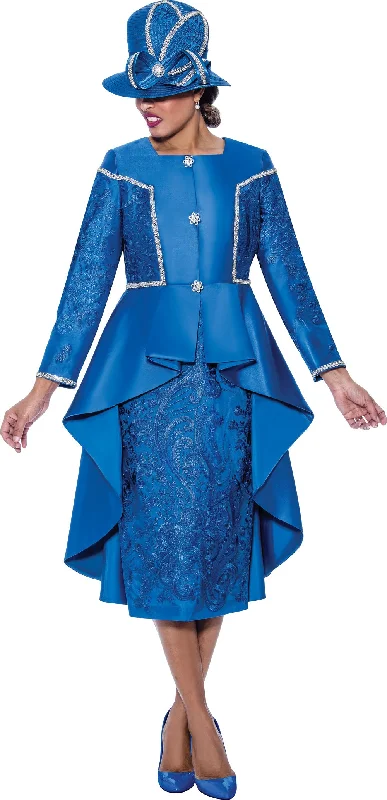 Divine Apparel G10052 Beaded Mother of the Bride Long Sleeve Dress