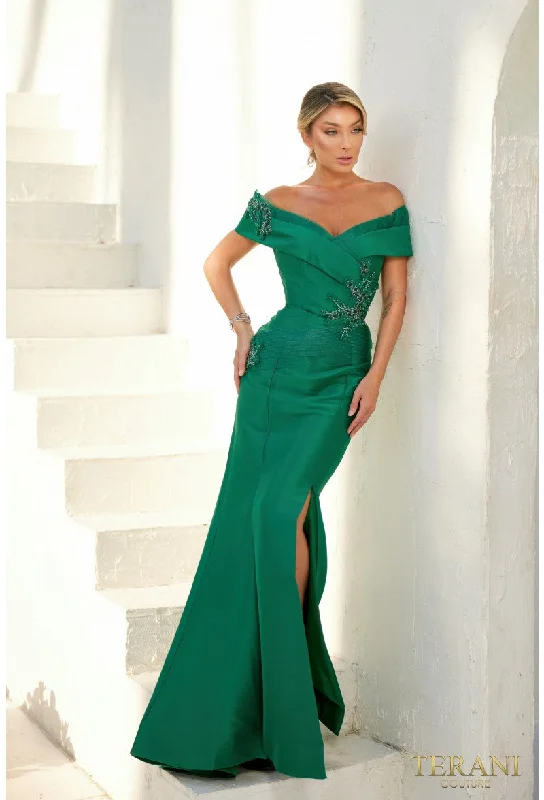 Terani Couture 232M1530 Long Formal Prom Mermaid Dress