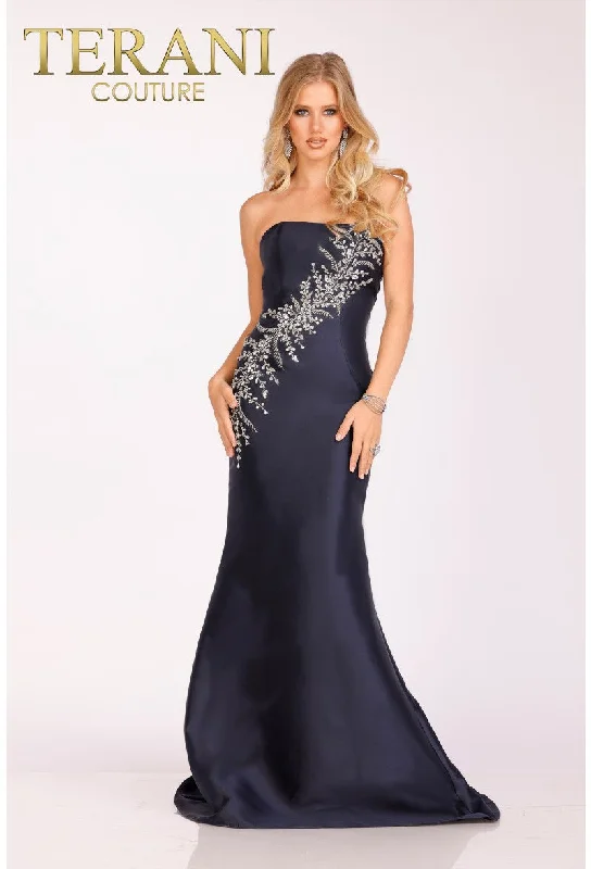 Terani Couture 231P0176 Beaded Long Formal Prom Dress