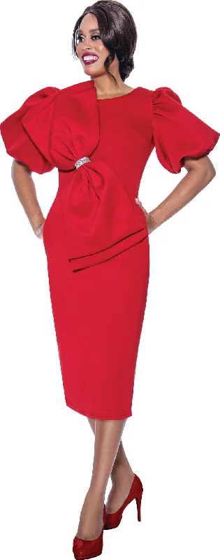 Divine Apparel DN12351W Plus Size Cocktail Fitted Midi Dress