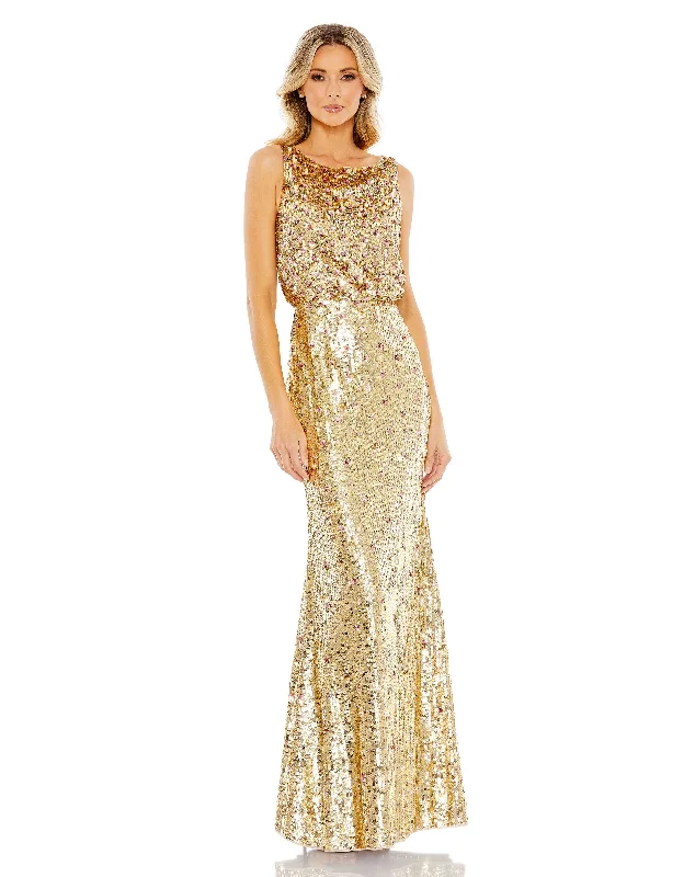 Mac Duggal 93645 Sequins Long Formal Prom Dress