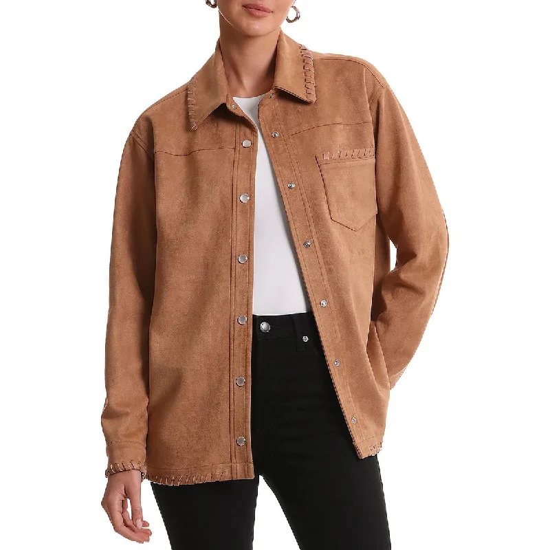 Womens Pocket Warm Overcoat