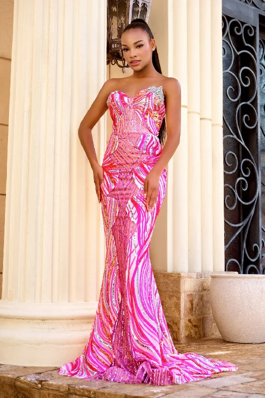 Portia and Scarlett PS24343 Long Mermaid Prom Dress