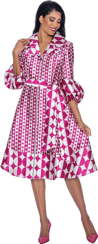 Divine Apparel DN12301W Plus Size Printed Cocktail Dress