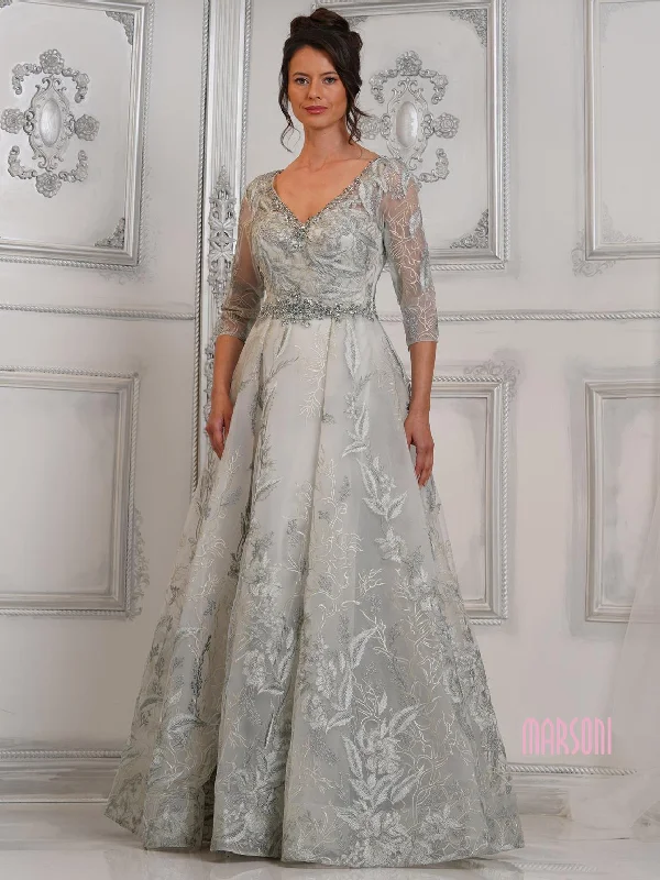 Marsoni MV1298 Long Formal Mother of the Bride Beaded Dress