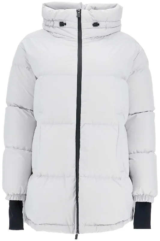 Herno Laminar Women's Long Down Jacket In Gore-Tex In