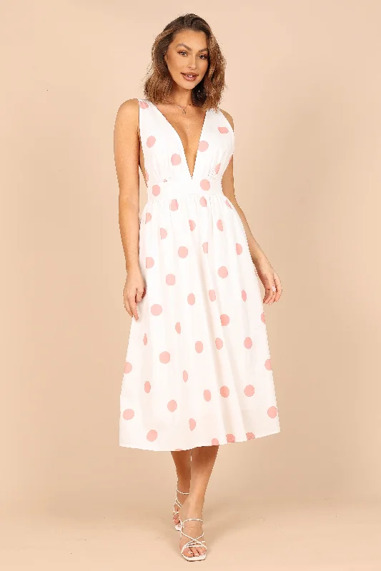 Seasonal Sale Ulmer Dress - Pink Spot