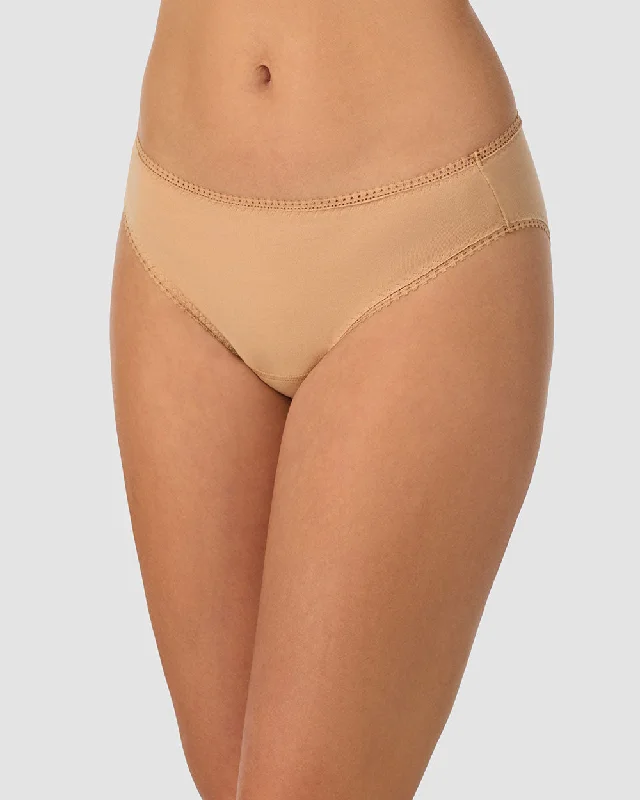 Cabana Cotton Leak Proof Bikini Underwear - Champagne