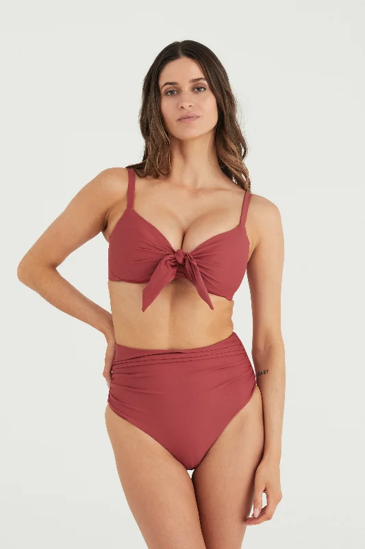 EMELIE BIKINI TOP - ROSE